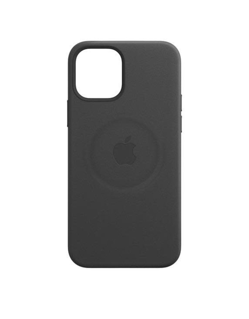 Apple Apple iPhone 12 Mini Leather Case with MagSafe - Black