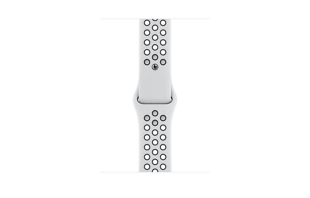 Apple Watch Nike Sport Band Regular 42/44/45mm - Pure Platinum/Black