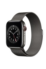 Apple Apple Watch Series 6 GPS + Cellular, 44mm Graphite Stainless Steel Case with Graphite Milanese Loop