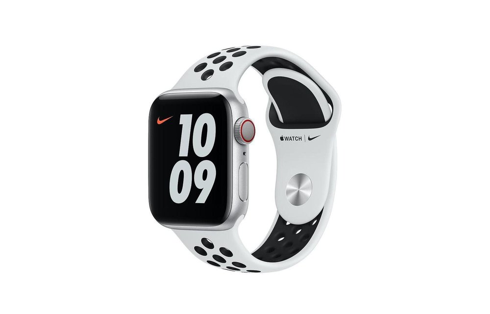 Apple Watch Nike Sport Band Regular 38/40/41mm - Pure Platinum/Black