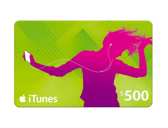 iTunes Gift Card $500 USA