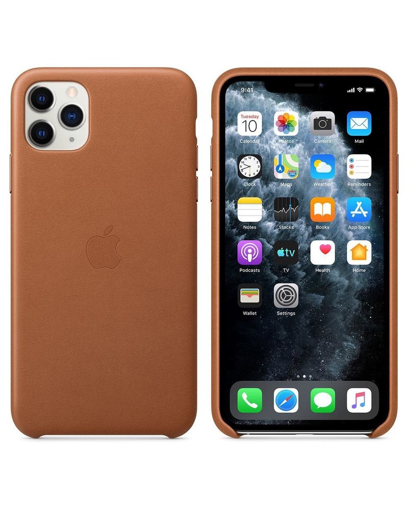 Apple Apple iPhone 11 Pro Max Leather Case - Saddle Brown