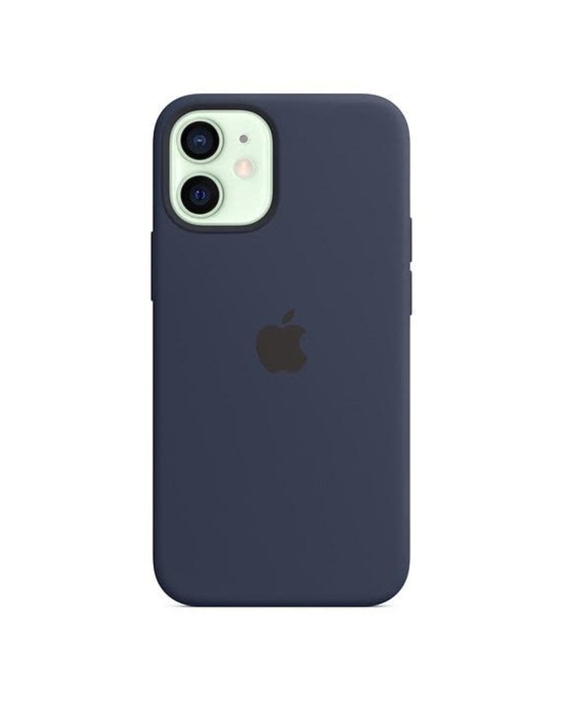 Apple Apple iPhone 12 Mini Silicone Case with MagSafe - Deeep Navy