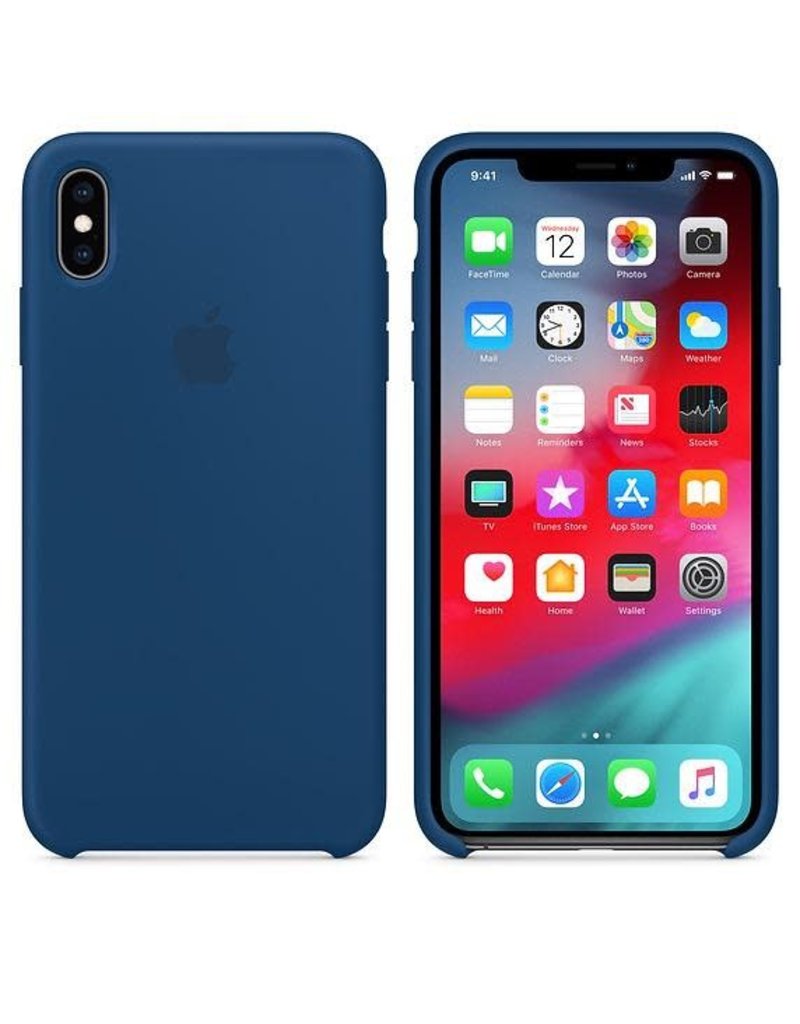 Apple Apple iPhone Xs Max Silicone Case -  Blue Horizon