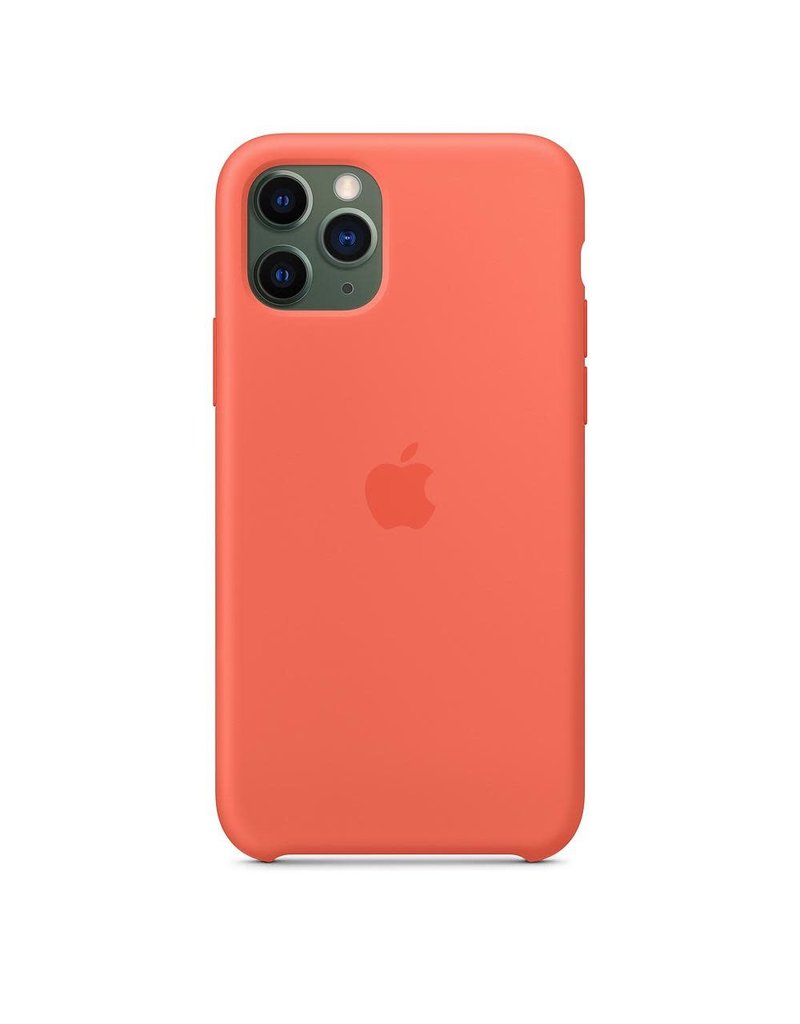 Apple Apple iPhone 11 Pro Silicone Case - Clementine (Orange)