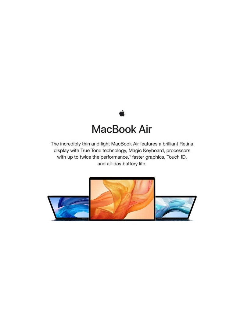 Apple Apple MacBook Air 13”, 8GB, 512GB -  Silver