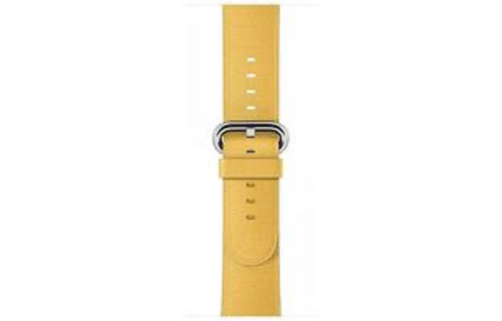 APPLE WATCH CLASSIC BUCKLE 316L STAINLESS STEEL BUCKLE 42MM - MARIGOLD LEATHER