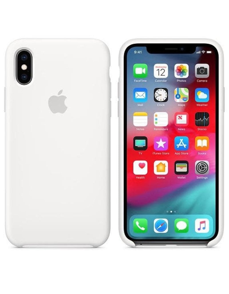 Apple Apple iPhone X Silicone Case - White