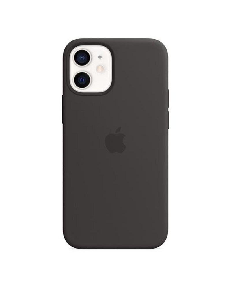 Apple Apple iPhone 12 Mini Silicone Case with MagSafe - Black