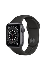 Apple Apple Watch Series 6 GPS, 44mm Aluminum Case with Black Sport Band - Space Gray