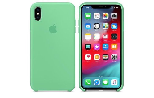 Apple iPhone Xs Max Silicone Case - Spearmint