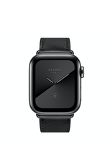 Apple Apple Watch Series 5 Hermes GPS + Cellular, 44mm Space Black Stainless Steel Case with Noir Leather Single Tour