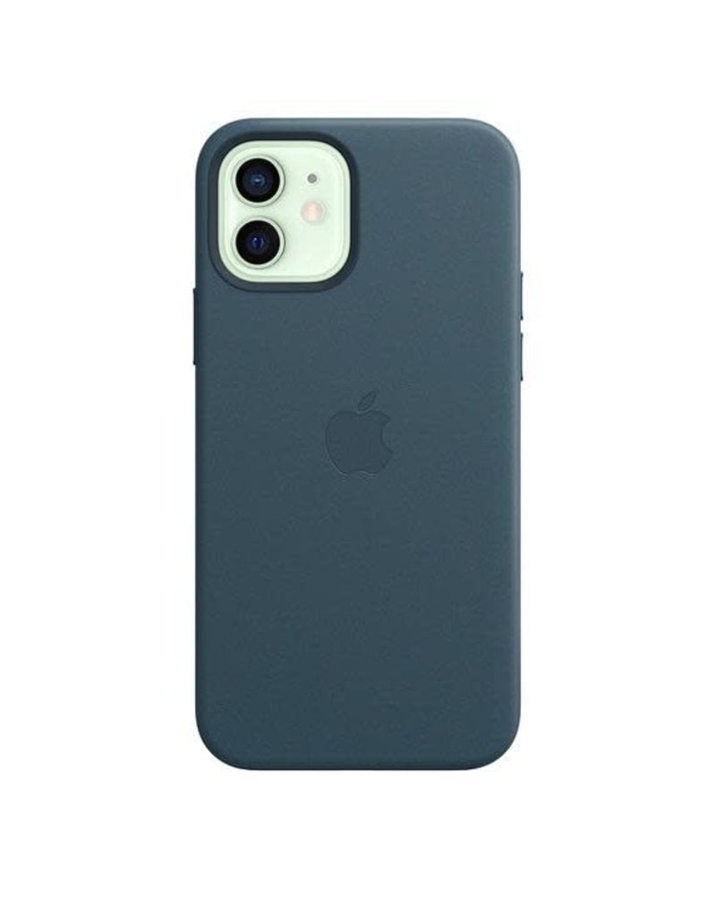 Apple Apple iPhone 12 | 12 Pro  Leather Case with MagSafe - Blue