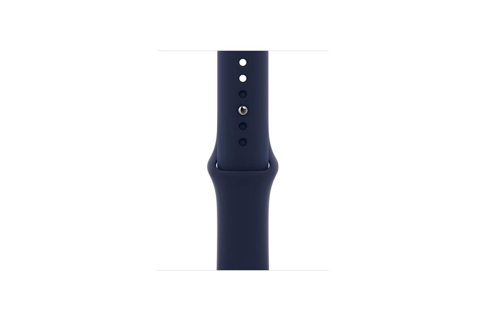Apple Watch Series 6 GPS, 40mm Aluminum Case with Deep Navy Sport Band - Navy Blue