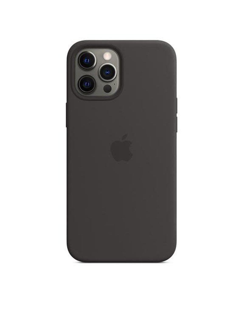 Apple Apple iPhone 12 Pro Max Silicone Case with MagSafe - Black