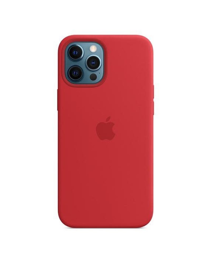 Apple Apple iPhone 12 Pro Max Silicone Case with MagSafe - (Product) Red