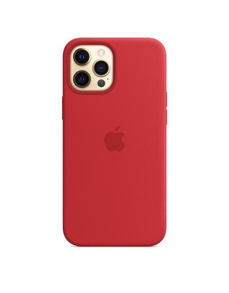 Apple Apple iPhone 12 Pro Max Silicone Case with MagSafe - (Product) Red