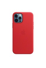 Apple Apple iPhone 12 | 12 Pro  Leather Case with MagSafe - (Product) Red