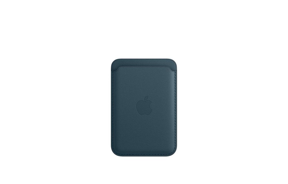 Apple iPhone Leather Wallet with MagSafe - Baltic Blue