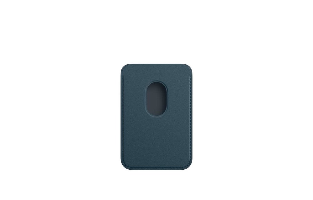 Apple iPhone Leather Wallet with MagSafe - Baltic Blue