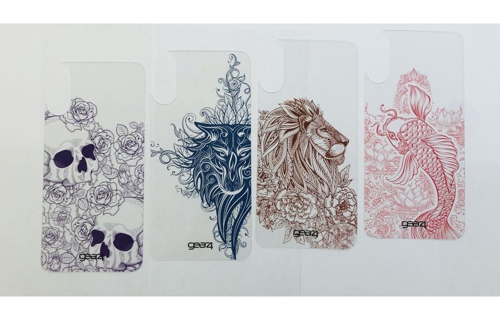 Gear4 Chelsea Backplate 4 Pack for Apple iPhone Xs Max - Tattoos