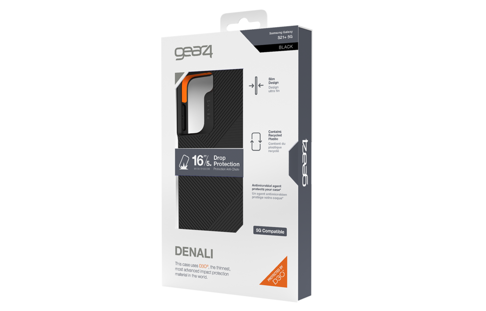 Gear4 Denali Case for Samsung Galaxy S21 Plus 5G - Black