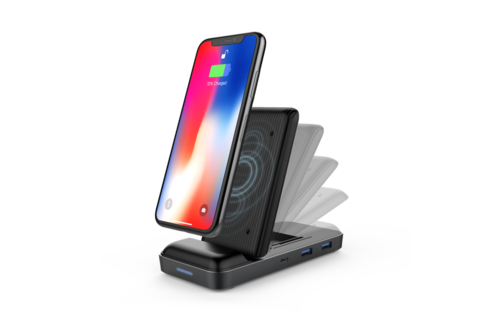 HyperDrive++ With 7.5W Wireless Charger USB-C Hub for MackBook