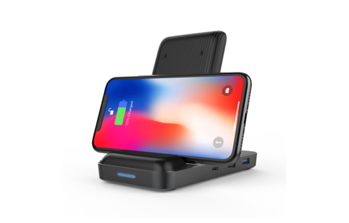 HyperDrive++ With 7.5W Wireless Charger USB-C Hub for MackBook