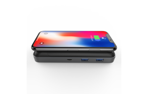 HyperDrive++ With 7.5W Wireless Charger USB-C Hub for MackBook