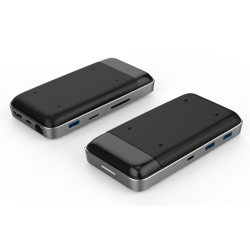 HyperDrive++ With 7.5W Wireless Charger USB-C Hub for MackBook