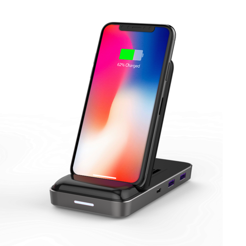 HyperDrive++ With 7.5W Wireless Charger USB-C Hub for MackBook