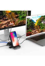 Hyper HyperDrive++ With 7.5W Wireless Charger USB-C Hub for MackBook