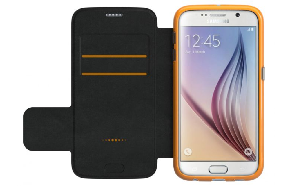 Gear4 Oxford With D30 Protection Book Case for Samsung S6 - Black