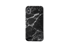 LuMee Selfie Light Case for Phone X/Xs - Black Marble