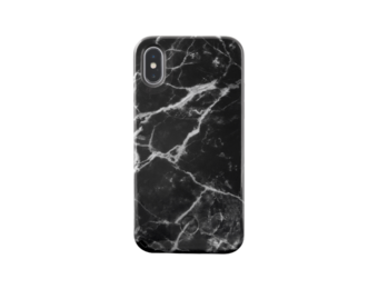 LuMee Selfie Light Case for Phone X/Xs - Black Marble