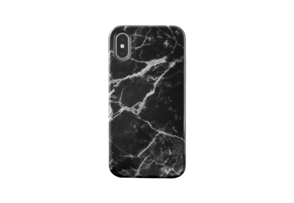 LuMee Selfie Light Case for Phone X/Xs - Black Marble