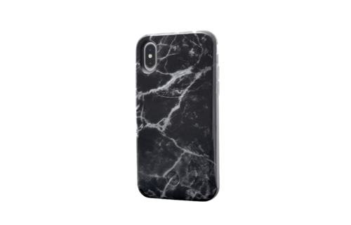LuMee Selfie Light Case for Phone X/Xs - Black Marble