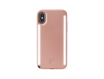 LuMee Duo Light Case for iPhone X/Xs - Rose