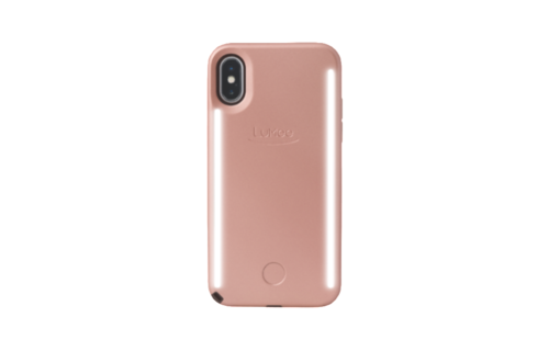 LuMee Duo Light Case for iPhone X/Xs - Rose