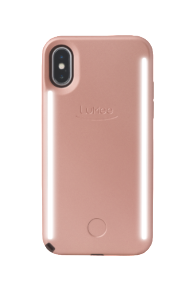 LuMee Duo Light Case for iPhone X/Xs - Rose
