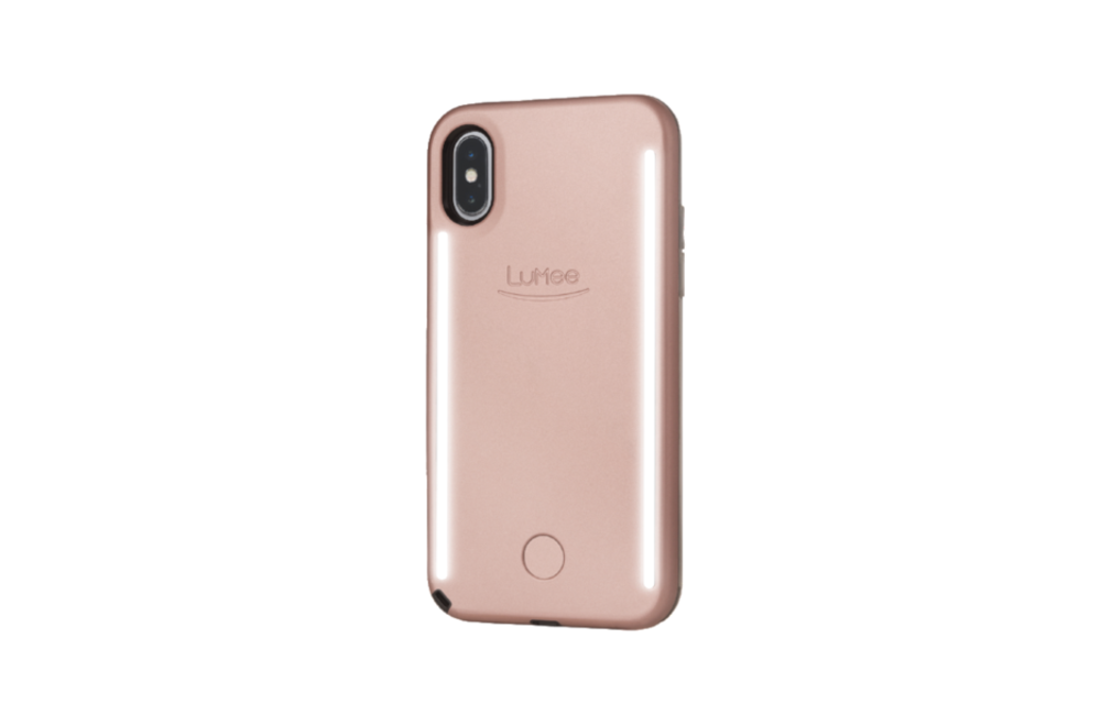 LuMee Duo Light Case for iPhone X/Xs - Rose