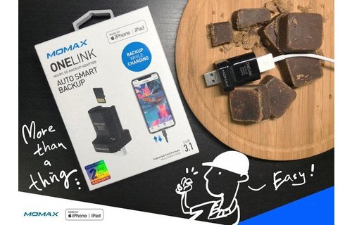 Momax Onelink Micro SD Auto Smart Backup Adapter