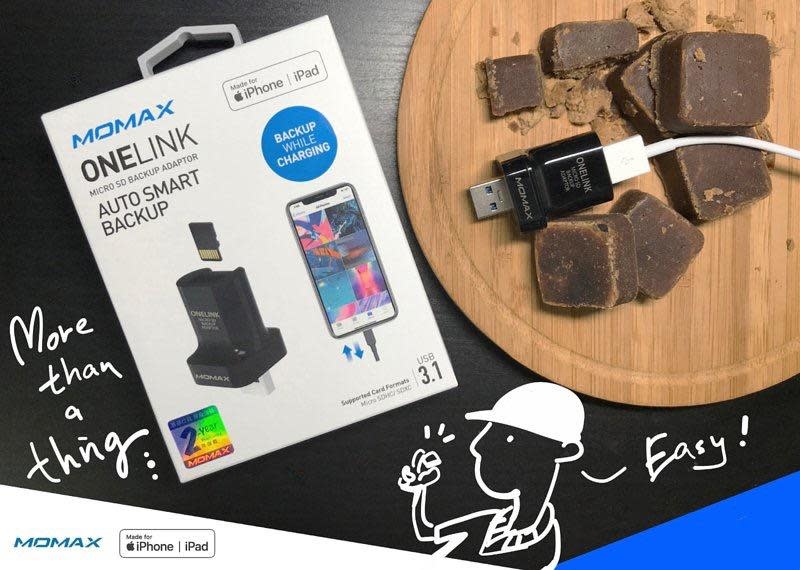 Momax Onelink Micro SD Auto Smart Backup Adapter