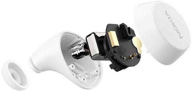 Nokia BH-405 Power Earbuds Lite - Snow