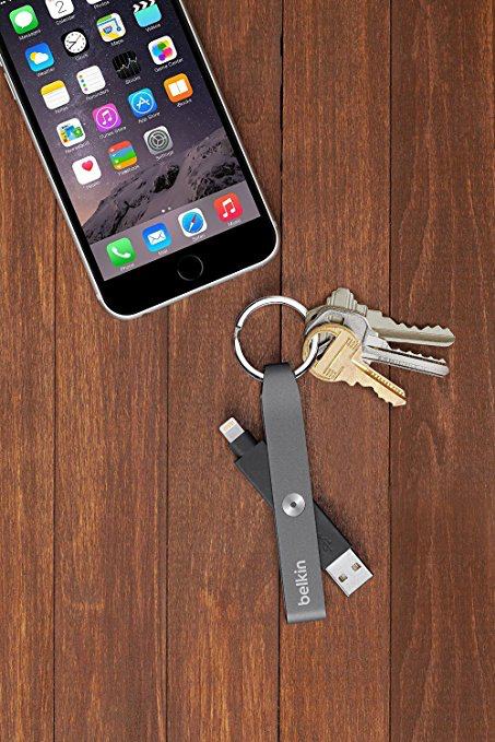 Belkin Mixit Lightning to USB Keychain - Gold