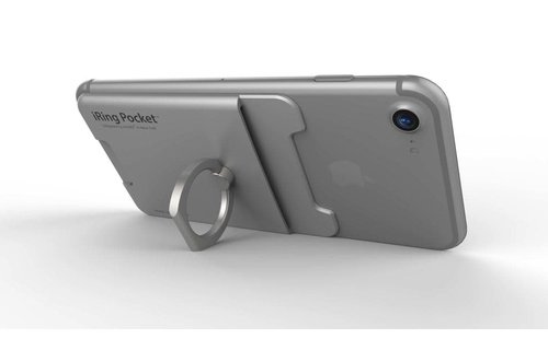 iRing Pocket Card Holder / Portable Stand - Rose Gold