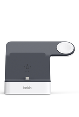 BELKIN Belkin Powerhouse Charge Dock For Apple Watch + iPhone - White