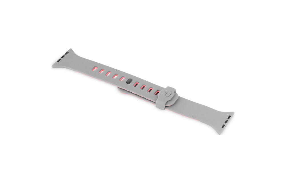 BELKIN APPLE WATCH 42/44/45/49MM SPORTS WRISTBAND - CARNATION (PINK AND GRAY)