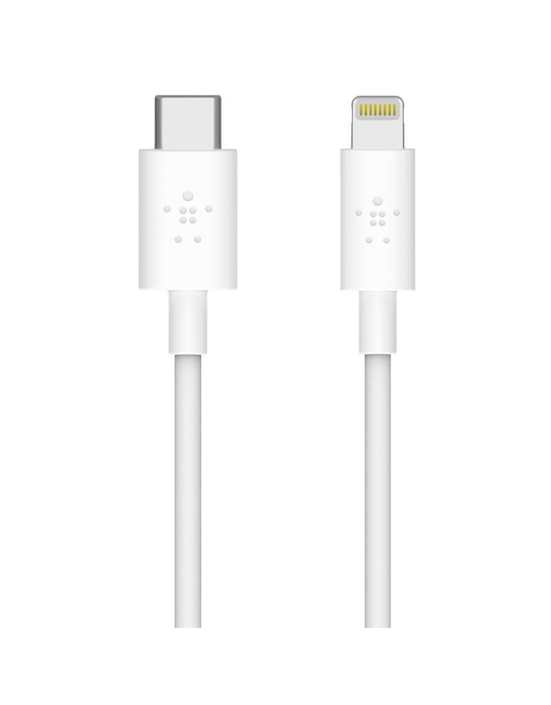 BELKIN Belkin Boost Up Charge Apple Lightning to USB Type C Cable 4ft/1.2m - White