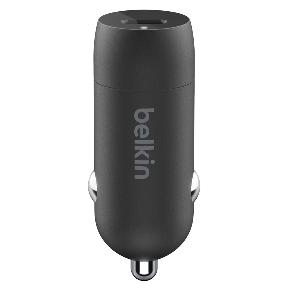 Belkin Boost Up Car Charger 20W PD + Type C to Apple Lightning Cable 4ft/1.2m - Black